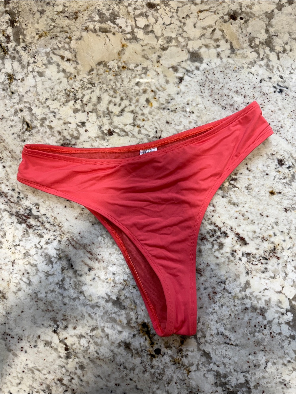 Women’s Coral High-Cut Bikini Bottom